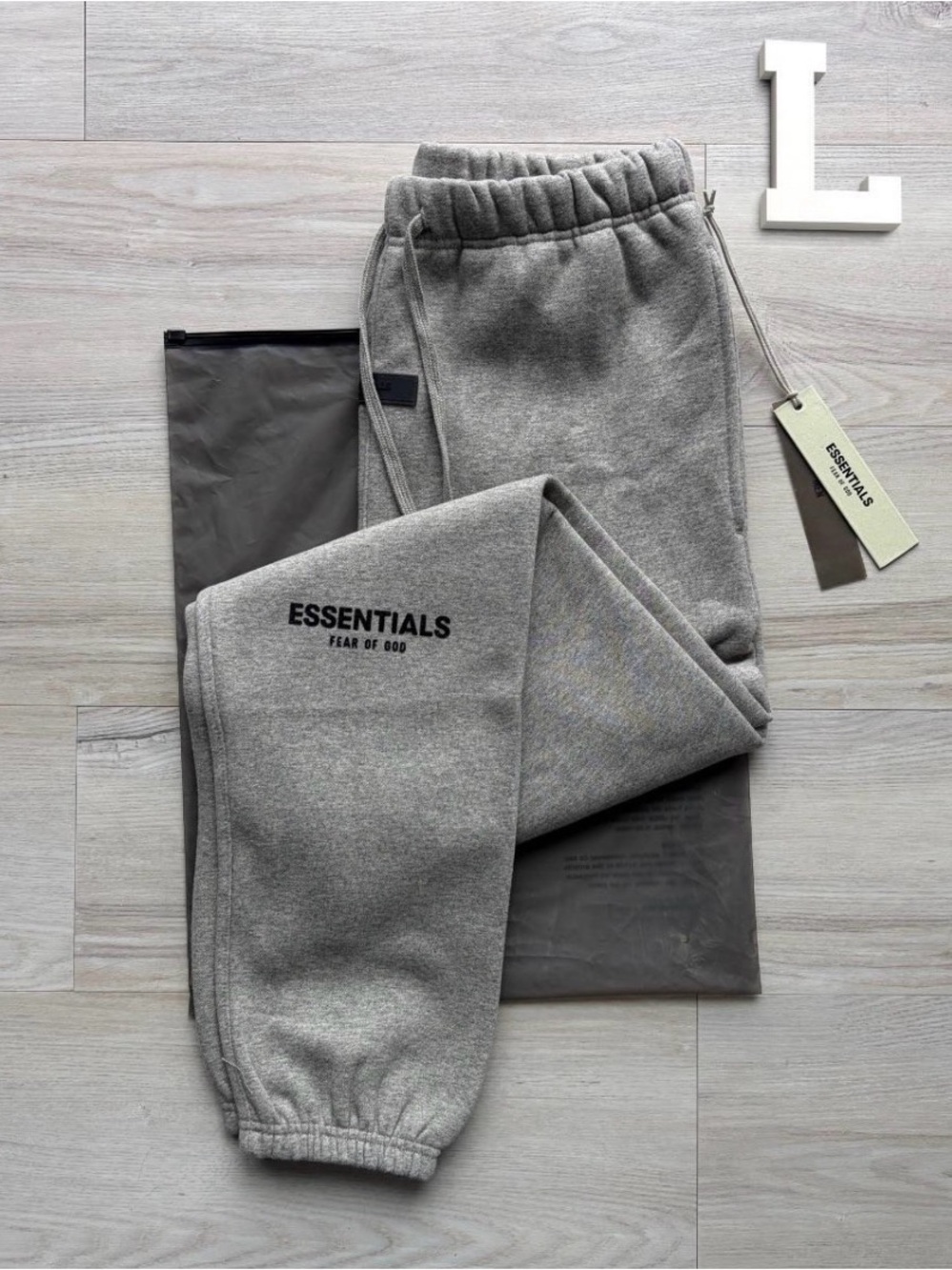 Essentials cuffed sweatpants dark oatmeal